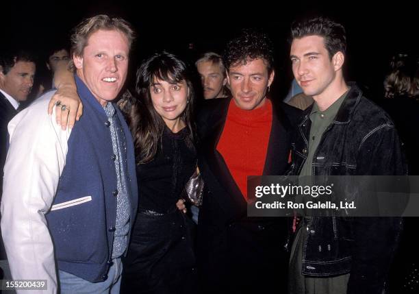 Actor Gary Busey, actress Julie Carmen, actor Ray Sharkey and actor Dylan McDermott attend the Screening of the Showtime Original Movie "The Neon...