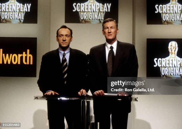 Actor Kevin Spacey and President of the Academy of Motion Picture Arts & Sciences Robert Rehme attend the 71st Annual Academy Awards Nominations...