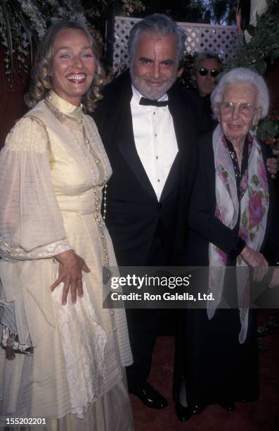 Actor Maximillian Schell and wife Natasha Schell attend 70th Annual Academy Awards on March 23, 1998 at the Shrine Auditorium in Los Angeles,...