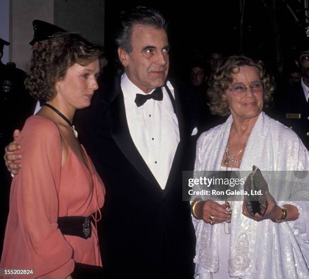 Actor Maximillian Schell and Natasha Schell attend Seventh Annual American Cinema Awards on January 27, 1990 at the Beverly Hilton Hotel in Beverly...