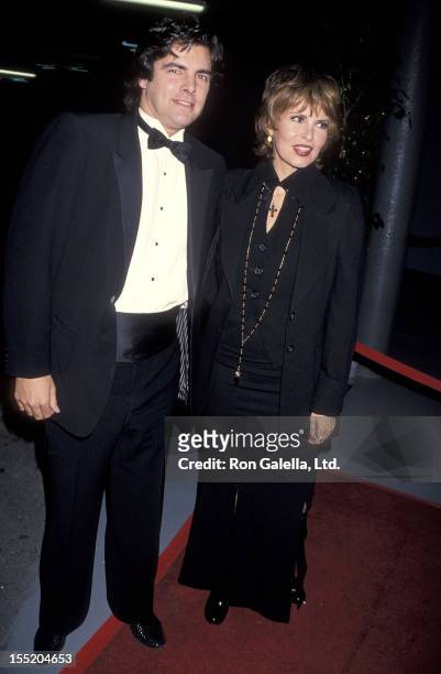 Actress Raquel Welch and son Damon Welch attend the Hollywood Entertainment Museum's Hollywood Legacy Awards on November 12, 1994 at the Hollywood...