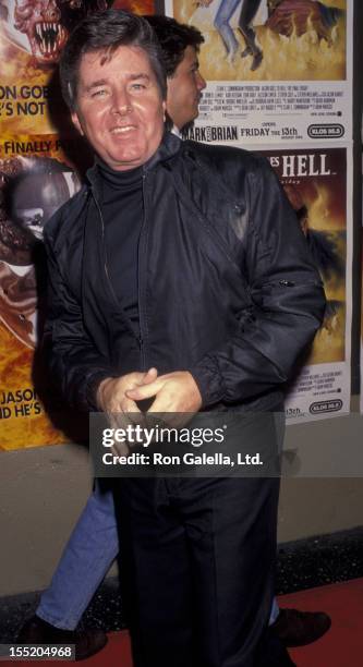 Bobby Sherman attends the premiere of "Jason Goes To Hell - The Final Friday" on August 12, 1993 at Mann Chinese Theater in Hollywood, California.