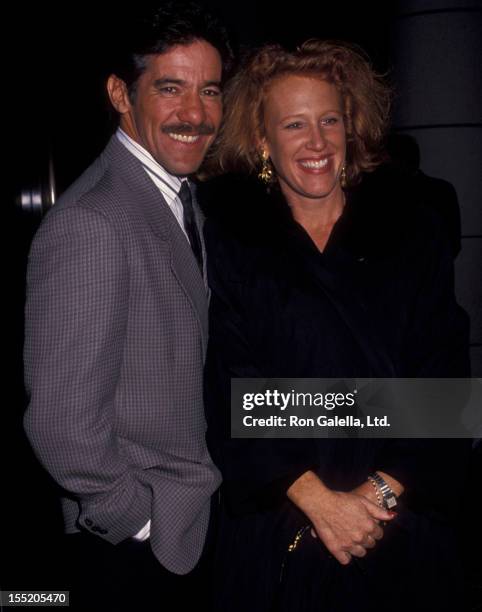 Geraldo River and wife CC Dyer attend 500th Episode Celebration for Montel Williams on november 30, 1993 at the Museum of Television and Radio in New...