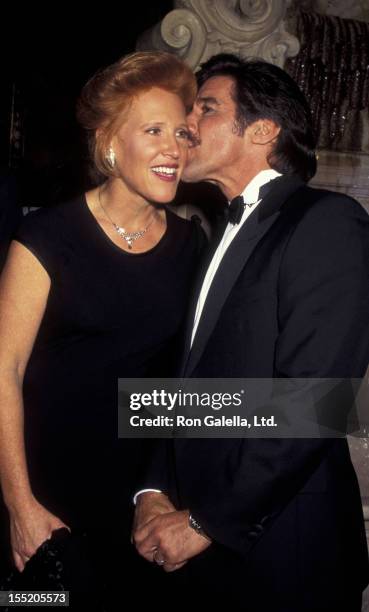 Geraldo Rivera and wife CC Dyer attend Casita Maria Fiesta Honoring Geraldo Rivera and Laura Esquivel on October 25, 1995 at the Plaza Hotel in New...