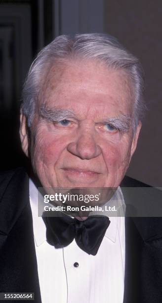 Journalist Andy Rooney attends 52nd Annual Writer's Guild of America Awards on March 5, 2000 at the Plaza Hotel in New York City.
