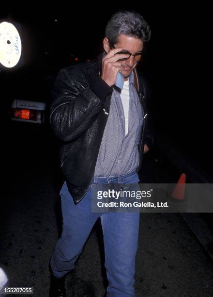 Actor Richard Gere attends John Reid's Birthday Party on September 9, 1989 in Beverly Hills, California.