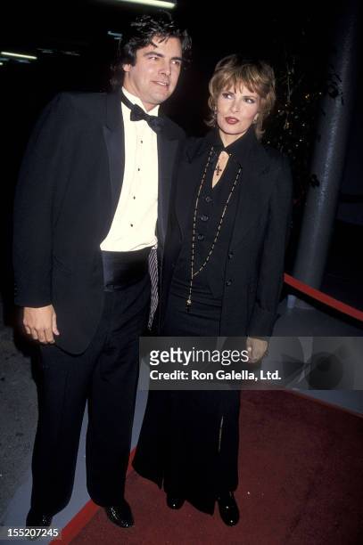 Actress Raquel Welch and son Damon Welch attend the Hollywood Entertainment Museum's Hollywood Legacy Awards on November 12, 1994 at the Hollywood...