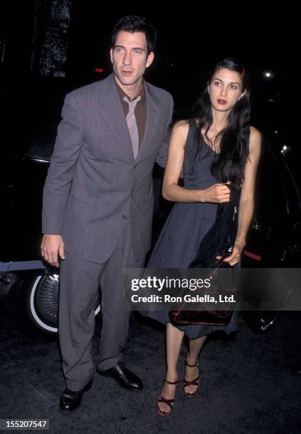 Actor Dylan McDermott and wife Shiva Rose attend the 14th Annual Viewers for Quality Television Awards on October 3, 1998 at the Hilton Burbank...