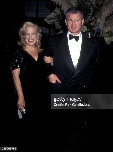 Singer Bette Midler and husband Martin von Haselberg attend the "Manhattan Fantastica" Themed Dinner Dance Gala on October 23, 1995 at the Whitney...