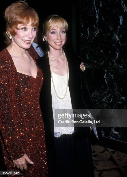 Actress Shirley MacLaine and daughter Sachi Parker attend Irving Berlin's 100th Birthday Celebration on May 11, 1988 at Carnegie Hall in New York...
