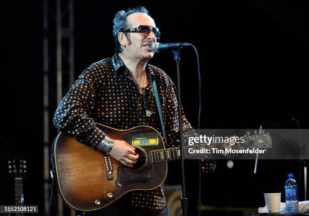 Elvis Costello performs during Bonnaroo 2009 on June 13, 2009 in Manchester, Tennessee.