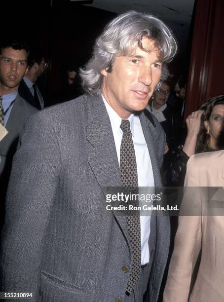 Actor Richard Gere attends the New York Lawyers Alliance for World Security Annual Peace Award Salute to His Holiness the XIV Dalai Lama on April 27,...