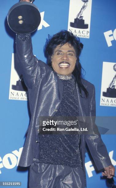 Musician Little Richard attend 33rd Annual NAACP Image Awards on February 23, 2002 at the Universal Ampitheater in Universal City, California.