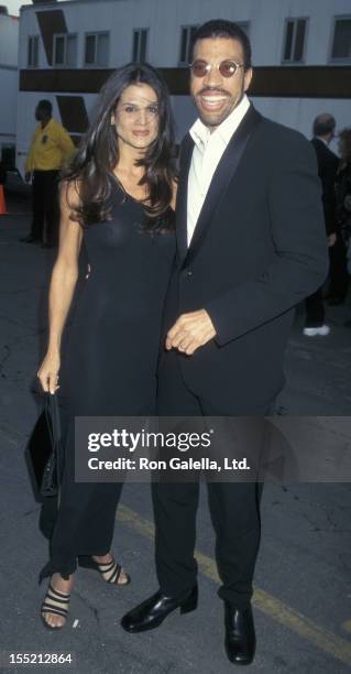 Musician Lionel Richie and Diane Alexander attend 24th Annual American Music Awards on January 27, 1997 at the Shrine Auditorium in Los Angeles,...