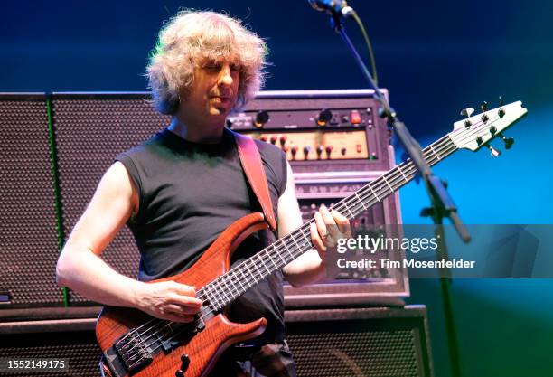 Mike Gordon of Phish performs during Bonnaroo 2009 on June 14, 2009 in Manchester, Tennessee.