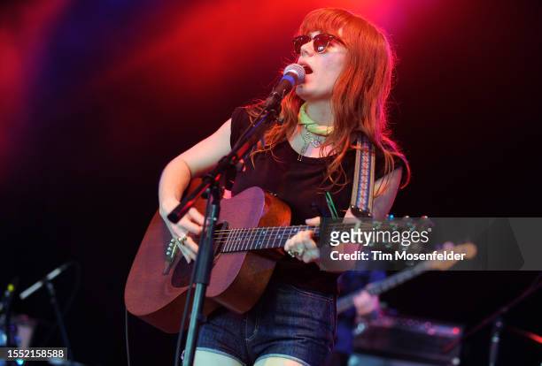 Jenny Lewis performs during Bonnaroo 2009 on June 13, 2009 in Manchester, Tennessee.