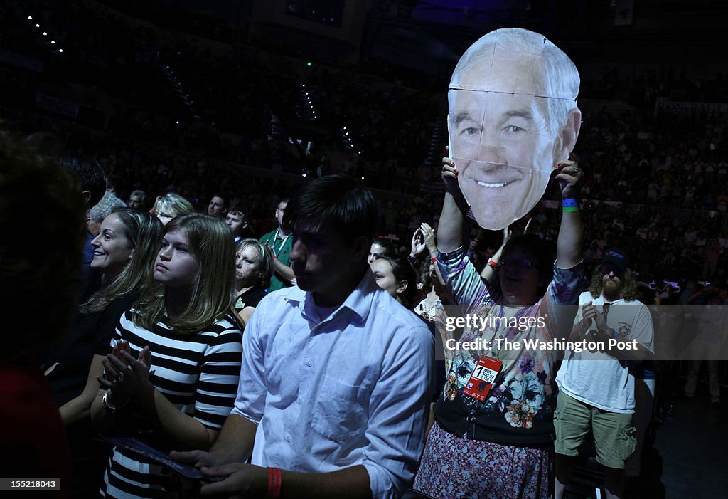 Ron Paul Rally at the University of Florida's Sun Dome.