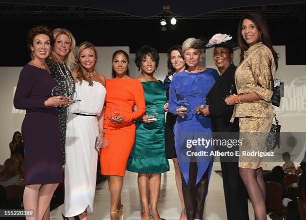 Publicist Carrie Brillstein, Marla Paxson, Nicole Paxson, singer Toni Braxton, executive producer Carolyn Folks, Lupus LA Co-Chair Janice Arouh,...