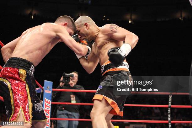 February 21: Miguel Cotto defeats Michael Jennings at Madison Square Garden on February 21st, 2009 in New York City.