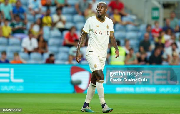 Anderson Talisca of Al Nassr during the Pre-Season Friendly match between Celta Vigo and Al Nassr at Estadio Algarve on July 17, 2023 in Faro,...