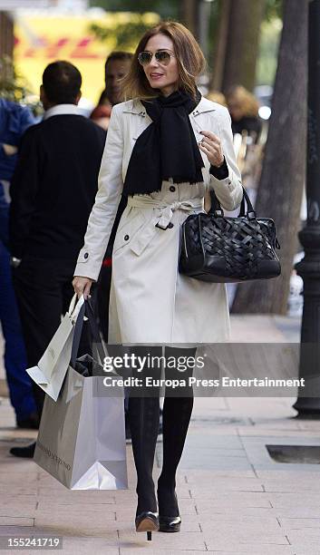 Juncal Rivero is seen on November 2, 2012 in Madrid, Spain.