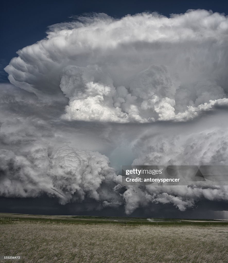 Supercelda tormenta en Great Plains