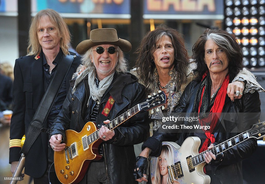 Aerosmith Performs On NBC's "Today"