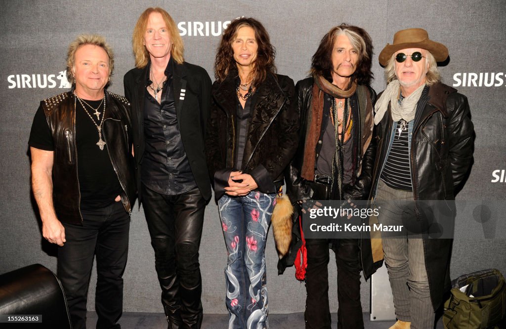 "SiriusXM's Town Hall With Aerosmith" Airs Live On Classic Vinyl In The SiriusXM Studios