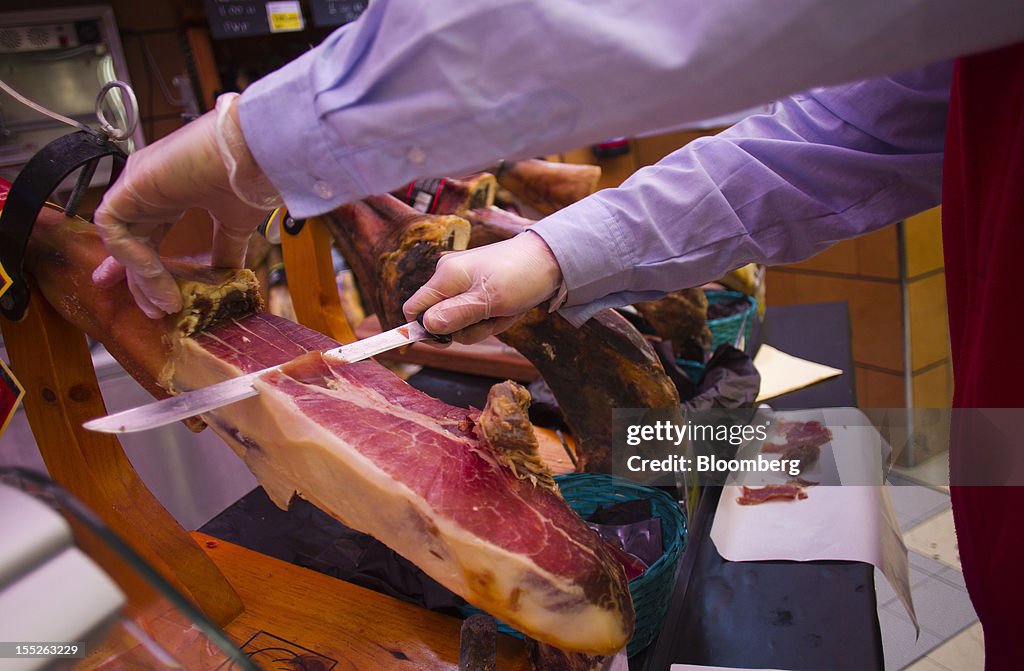 Inside A Spanish Eroski Supermarket