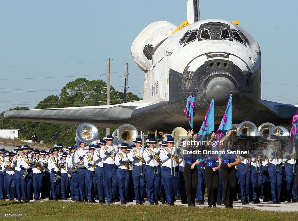 Space Shuttle Atlantis moves to new home