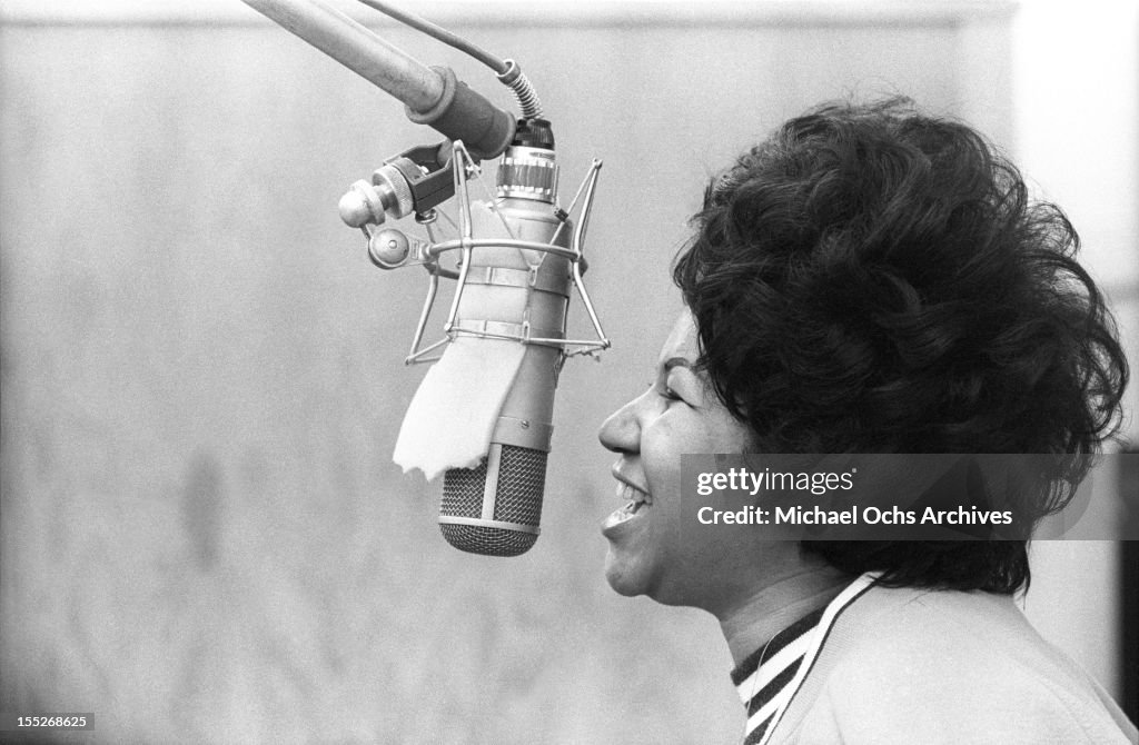 Aretha Recording In NY 