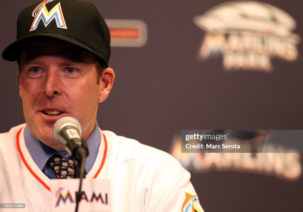 Miami Marlins Introduce Mike Redmond