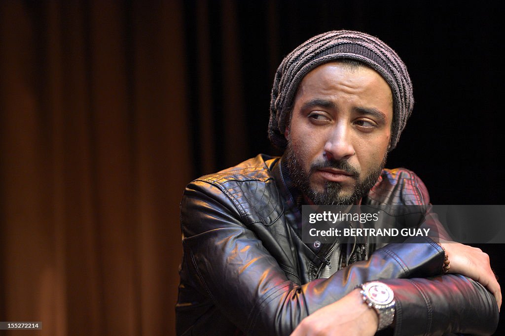 Qadir Rapper Saudi Arabia's rapper Qusai Kheder poses on November 2, 2012 in Paris ...