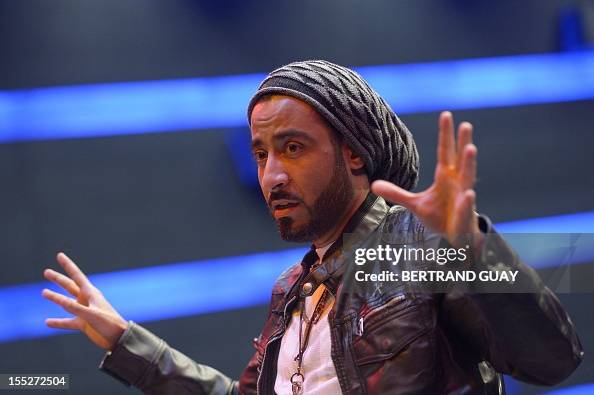Qadir Rapper Saudi Arabia's rapper Qusai Kheder poses on November 2, 2012 in Paris ...