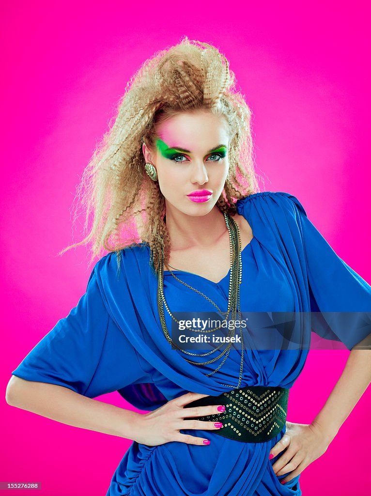 80s Style Beautiful Diva High-Res Stock Photo - Getty Images