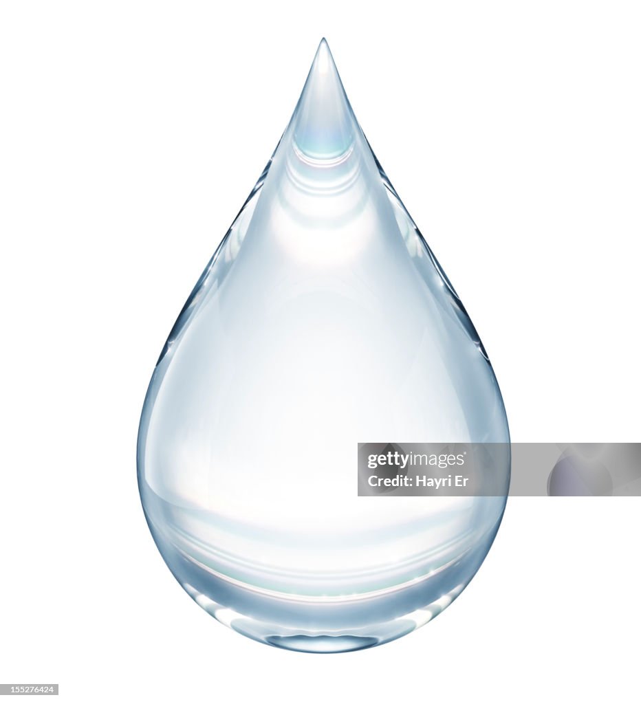 Natürlichem Wasser drop