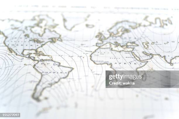 old white worldmap - africa japan stock pictures, royalty-free photos & images