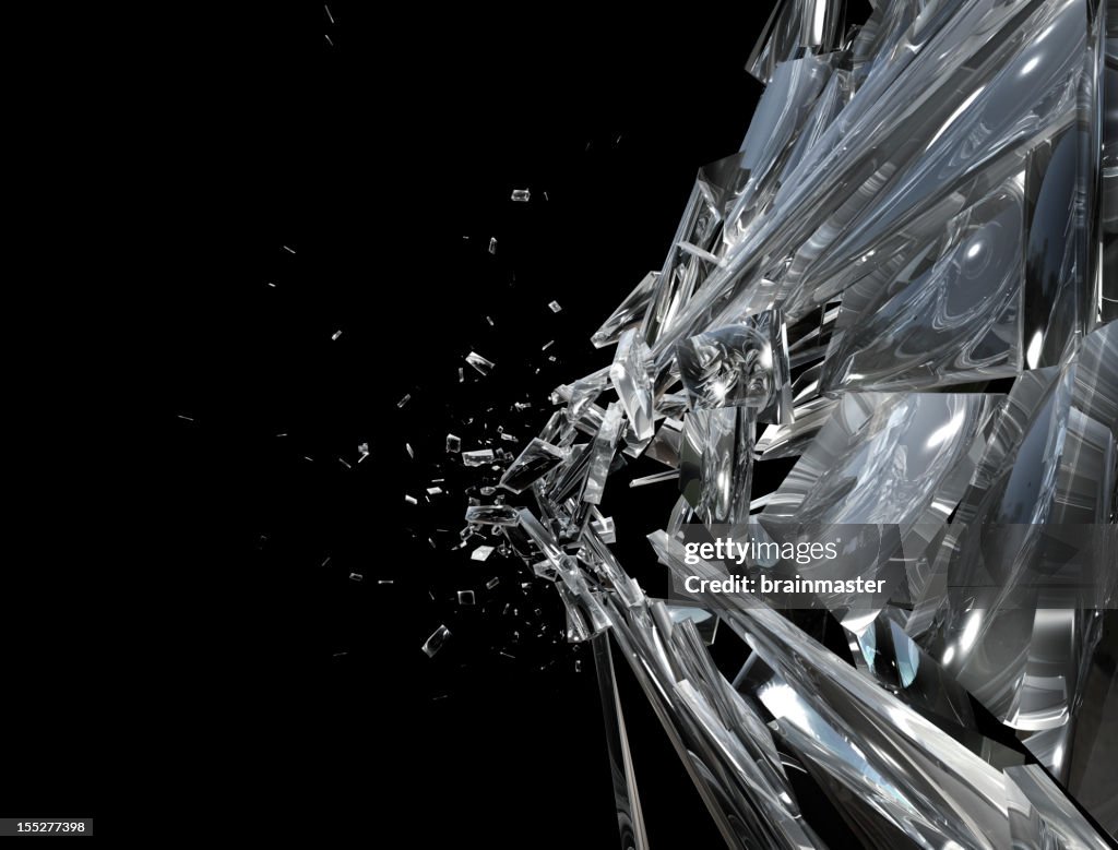 Shattering window side