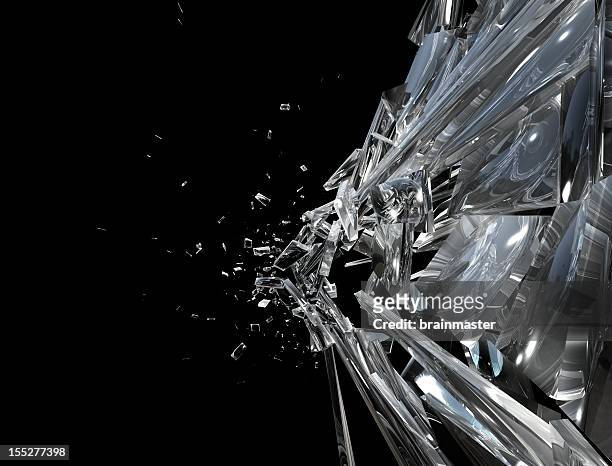 shattering window side - destruction stock pictures, royalty-free photos & images