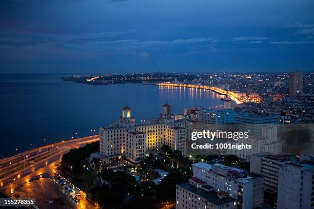 havana cuba - cuba night stock pictures, royalty-free photos & images