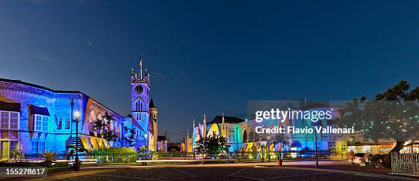 parliament buildings, bridgetown, barbados - barbados stock pictures, royalty-free photos & images