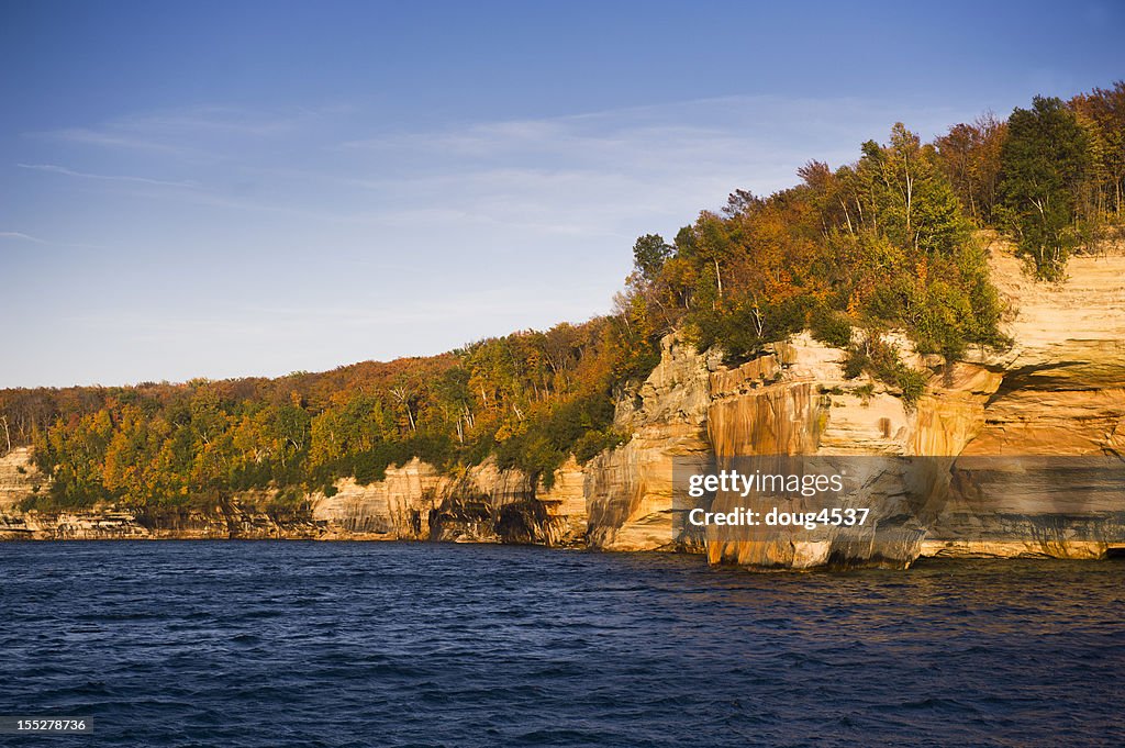 Lakeshore Rocks Pictured Rocks National Lakeshore High-Res Stock Photo - Getty Images