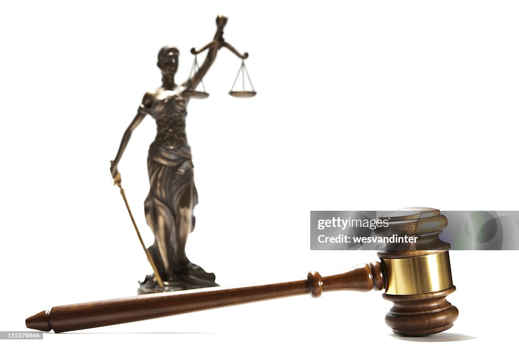 Martelo de Juiz e Themis