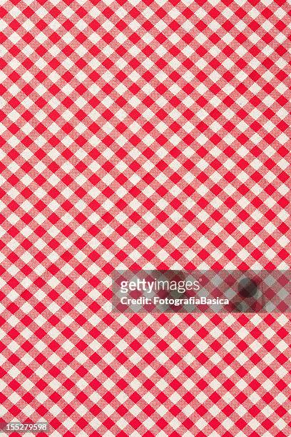 checkered cloth pattern - gingham stock pictures, royalty-free photos & images