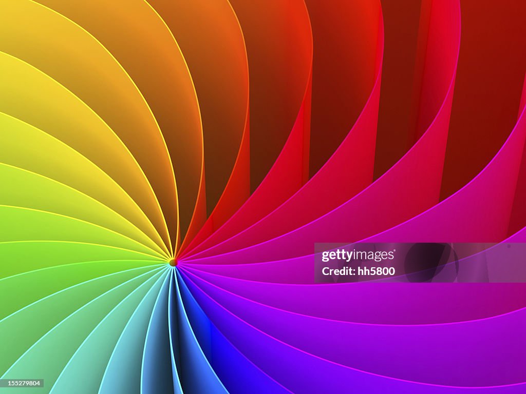 Abstract Swirl Pattern Of Rainbow Color Spectrum High-Res Stock Photo -  Getty Images