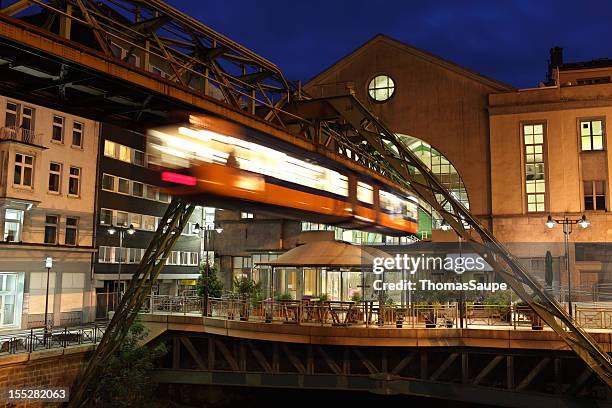 wuppertal suspension railway - wuppertal bildbanksfoton och bilder