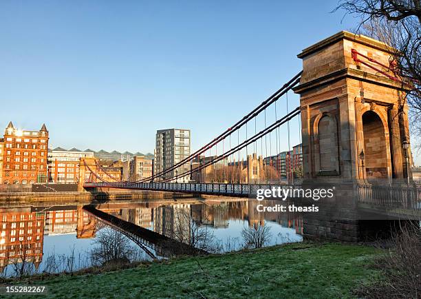 south portland street bridge, glasgow - river clyde stock pictures, royalty-free photos & images