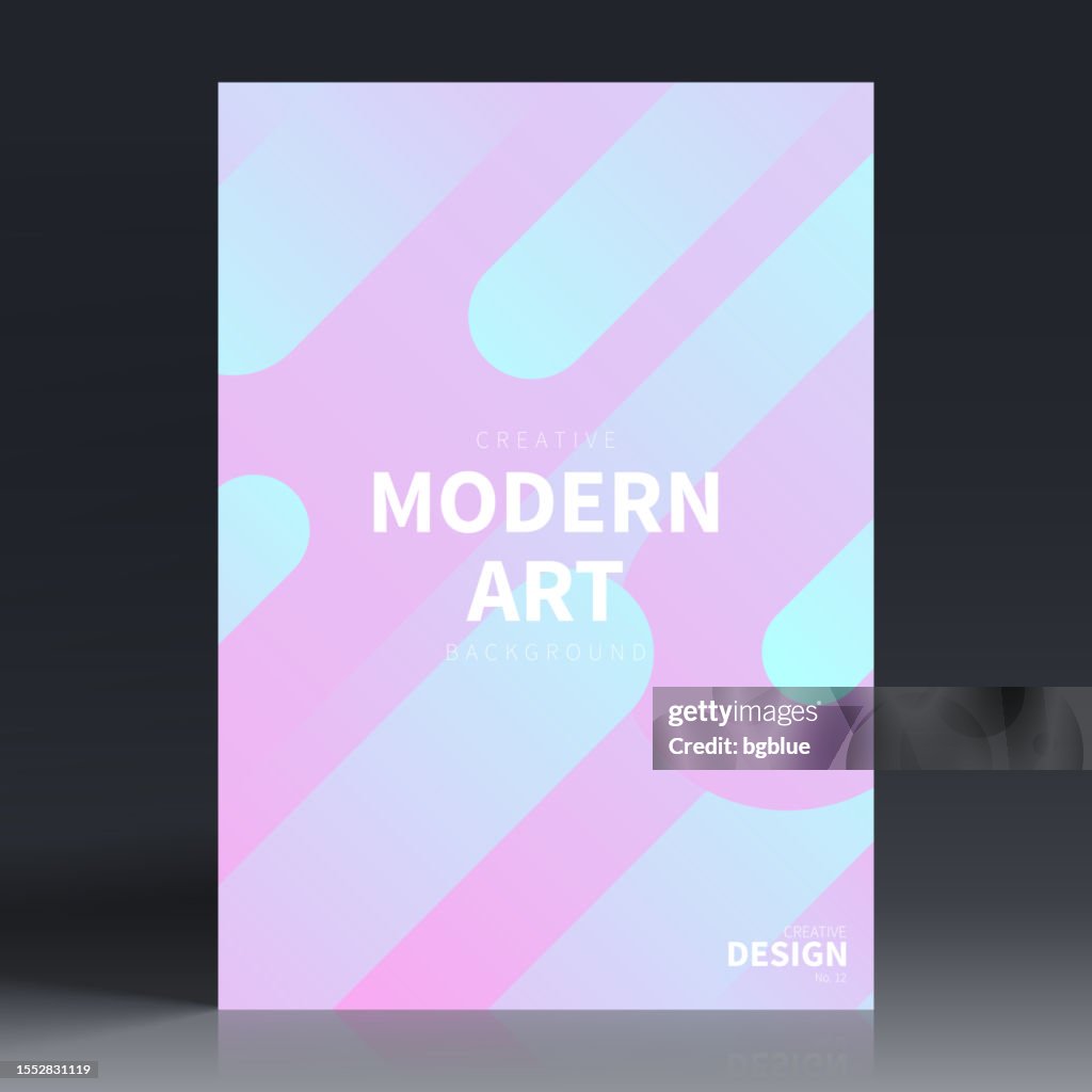 Brochure template layout, Pink cover design, business annual report, flyer, magazine
