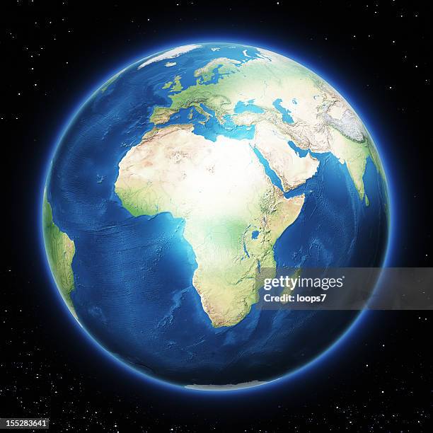 earth africa - africa from space stock pictures, royalty-free photos & images