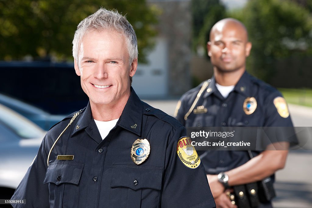 Mature Police Officer Portrait